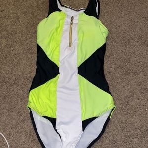 One piece bathing suit